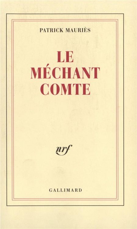 Produktbild: Le m&eacute;chant comte