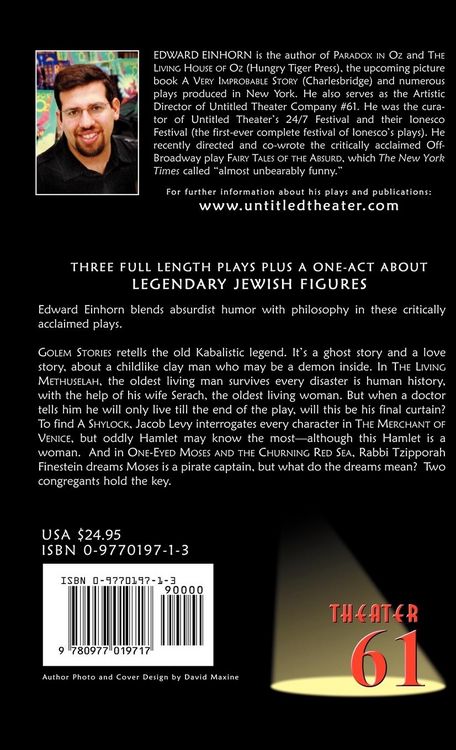 Produktbild: The Golem, Methuselah, and Shylock