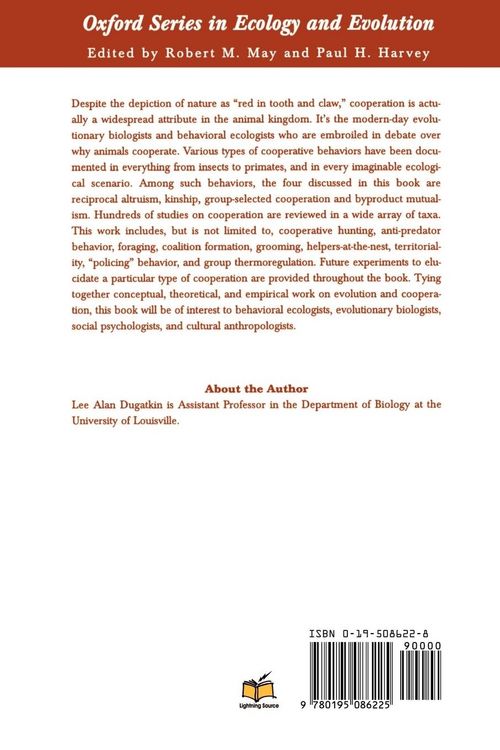 Produktbild: Cooperation Among Animals