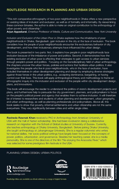 Produktbild: Inclusion and Exclusion of the Urban Poor in Dhaka