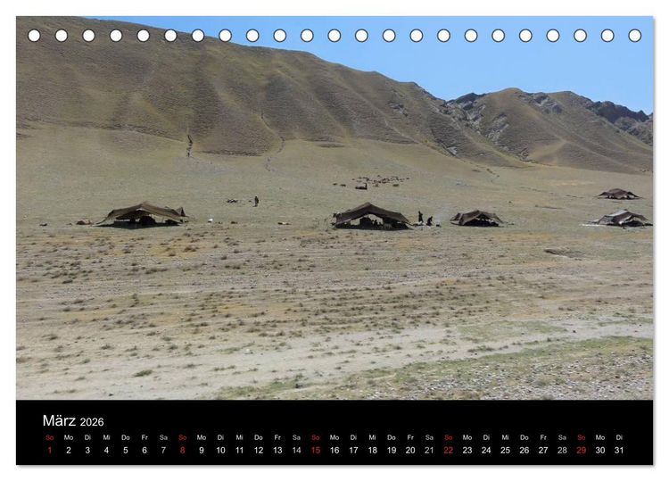 Produktbild: Afghanistan (Tischkalender 2026 DIN A5 quer), CALVENDO Monatskalender