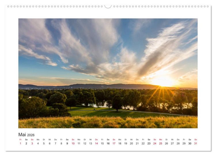 Produktbild: Kasseler Landschaften (Wandkalender 2026 DIN A2 quer), CALVENDO Monatskalender