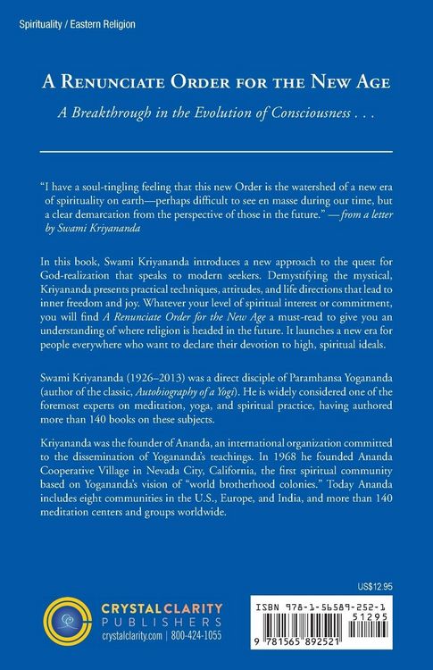 Produktbild: A Renunciate Order for the New Age