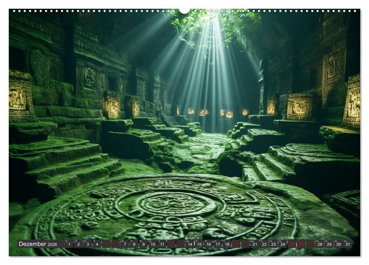 Produktbild: R&auml;tselhaftes aus der Arch&auml;ologie (Wandkalender 2026 DIN A2 quer), CALVENDO Monatskalender