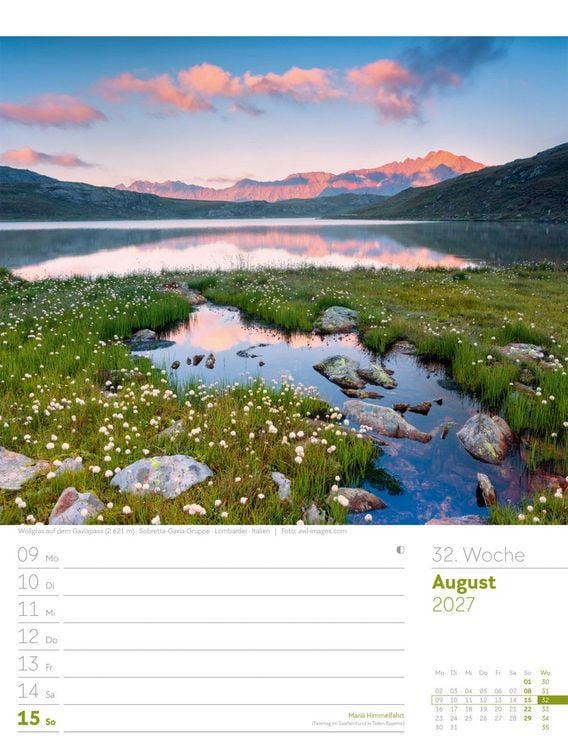 Produktbild: Faszination Alpenwelt Wochenplaner Kalender 2027