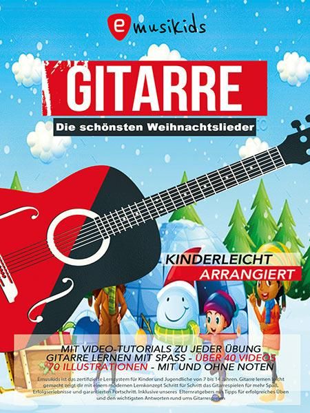 Produktbild: Die sch&ouml;nsten Weihnachtslieder f&uuml;r Gitarre einfach arrangiert