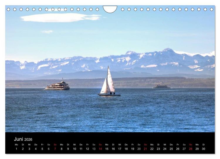 Produktbild: Bodensee (Wandkalender 2026 DIN A4 quer), CALVENDO Monatskalender