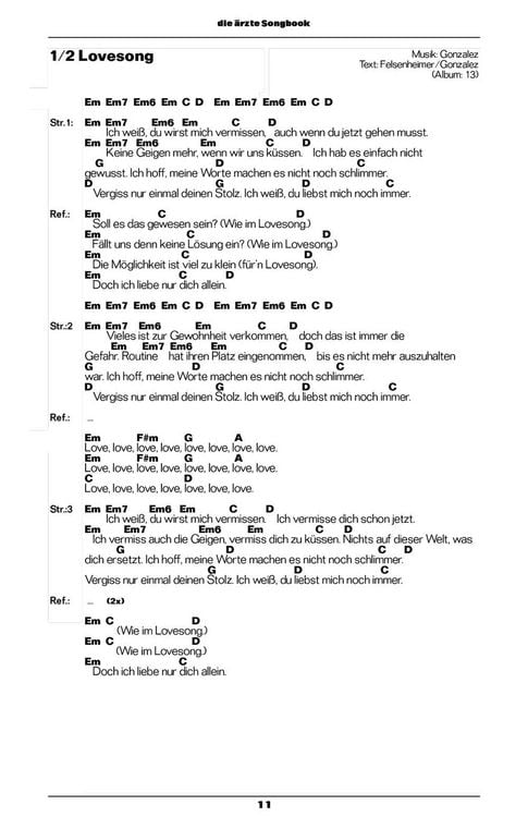 Produktbild: Die &auml;rzte: Songbook f&uuml;r Gitarre - Update-Version inkl. HELL