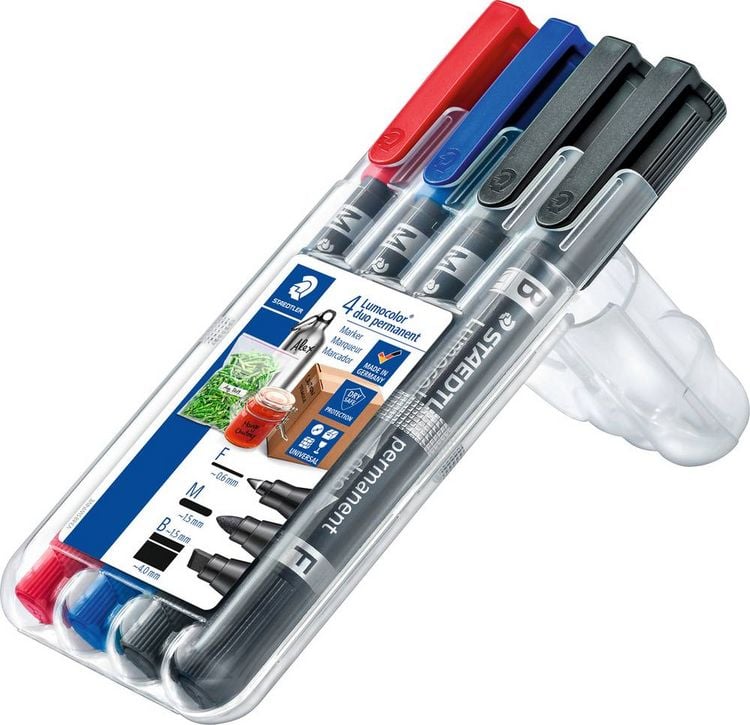 Produktbild: Lumocolor duo 4St Box gemischt