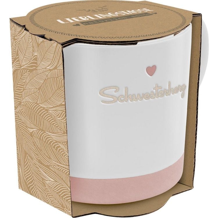 Produktbild: GRUSS & CO Tasse mit Gravur "Schwesterherz"