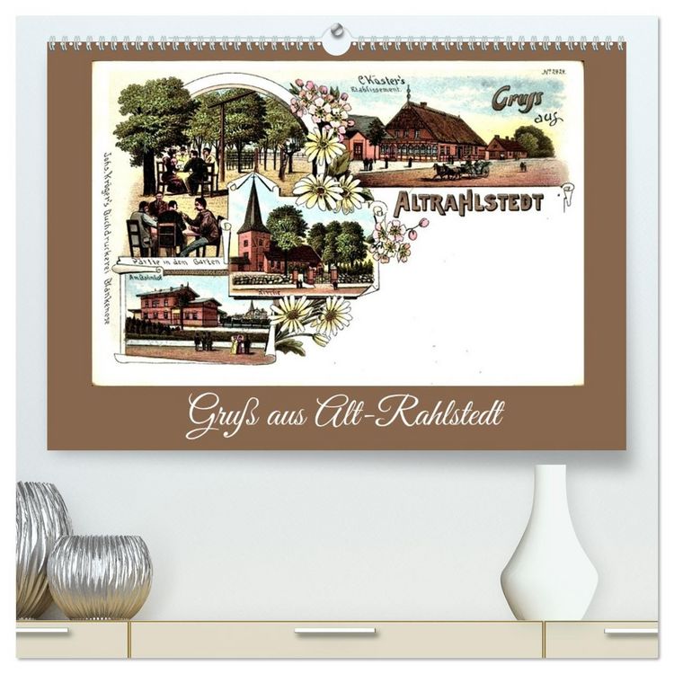 Produktbild: Gru&szlig; aus Alt-Rahlstedt (hochwertiger Premium Wandkalender 2026 DIN A2 quer), Kunstdruck in Hochglanz