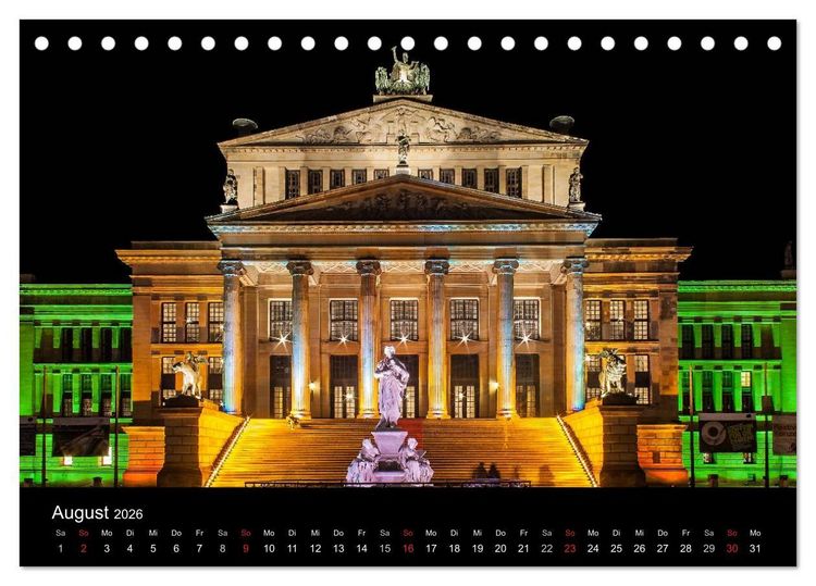 Produktbild: Colours of Berlin (Tischkalender 2026 DIN A5 quer), CALVENDO Monatskalender