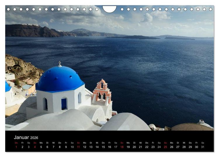 Produktbild: Kykladen - Inseln im Licht (Wandkalender 2026 DIN A4 quer), CALVENDO Monatskalender