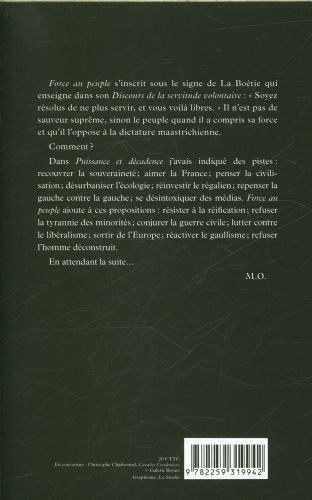 Produktbild: Onfray, M: Force au peuple