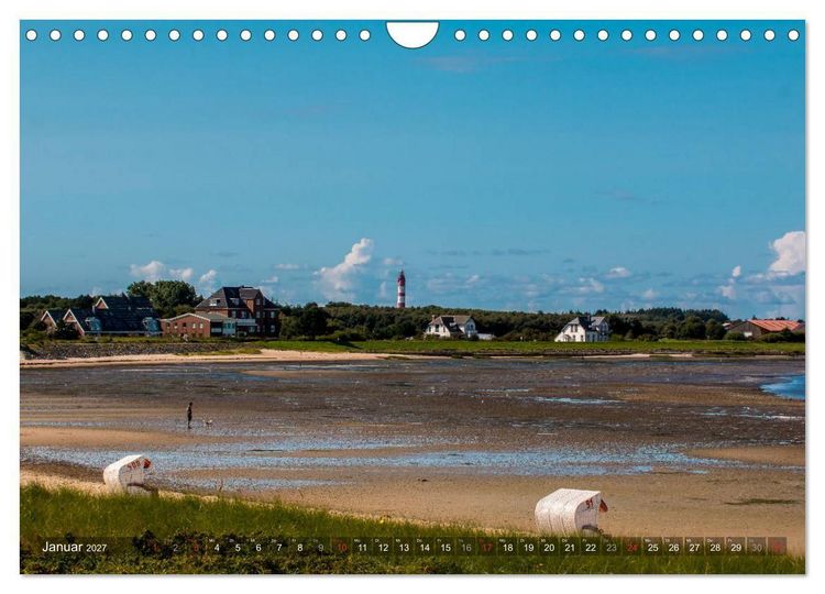 Produktbild: Amrum Insel am Wattenmeer (Wandkalender 2027 DIN A4 quer), CALVENDO Monatskalender