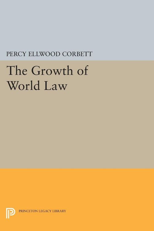 Produktbild: The Growth of World Law