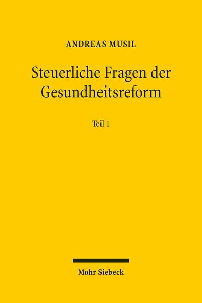 Produktbild: Steuerliche Fragen der Gesundheitsreform