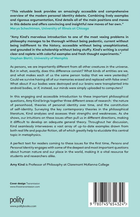 Produktbild: Persons and Personal Identity