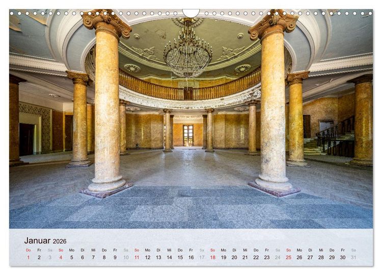 Produktbild: Lost Places - verlassen und vergessen (Wandkalender 2026 DIN A3 quer), CALVENDO Monatskalender