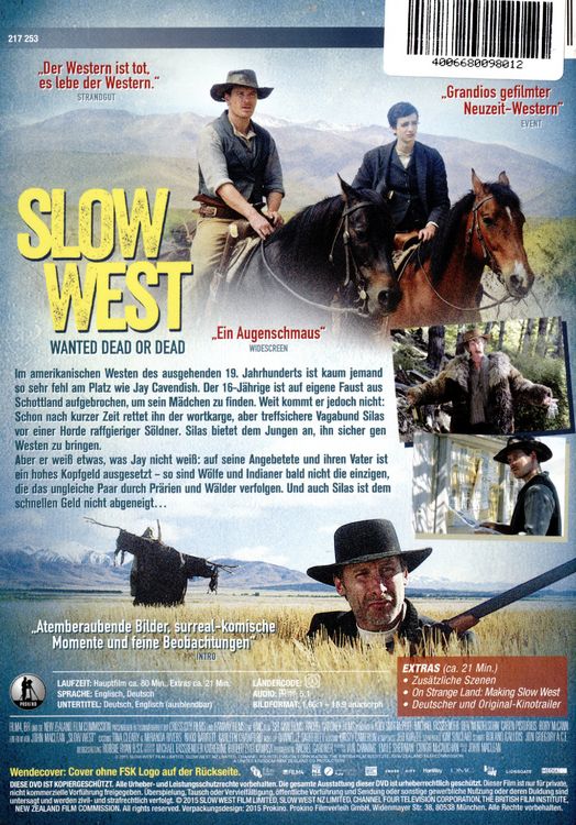 Produktbild: Slow West - Wanted Dead or Dead