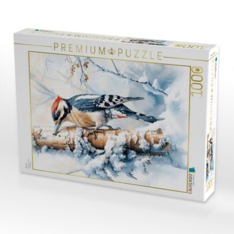 Produktbild: CALVENDO Puzzle Specht | 1000 Teile Lege-Gr&ouml;&szlig;e 64x48cm Foto-Puzzle f&uuml;r gl&uuml;ckliche Stunden