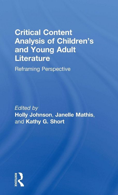 Produktbild: Critical Content Analysis of Children's and Young Adult Literature