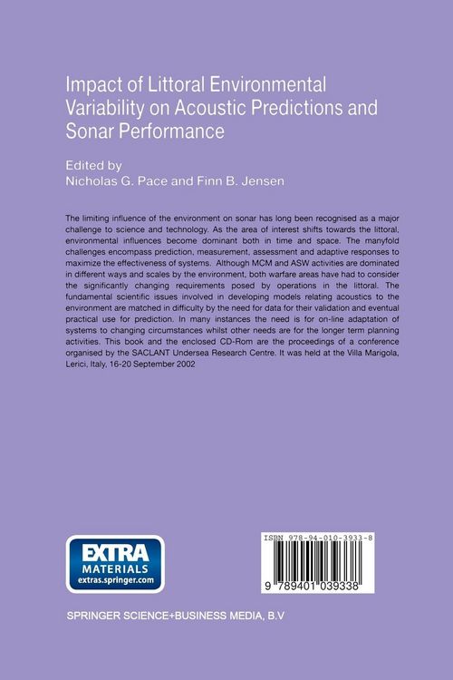 Produktbild: Impact of Littoral Environmental Variability on Acoustic Predictions and Sonar Performance