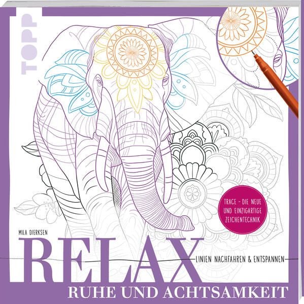Produktbild: Relax Ruhe und Achtsamkeit - Linien nachfahren & entspannen