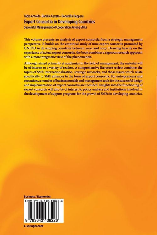 Produktbild: Export Consortia in Developing Countries