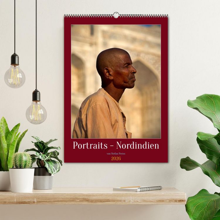 Produktbild: Portraits - Nordindien (Wandkalender 2026 DIN A2 hoch), CALVENDO Monatskalender