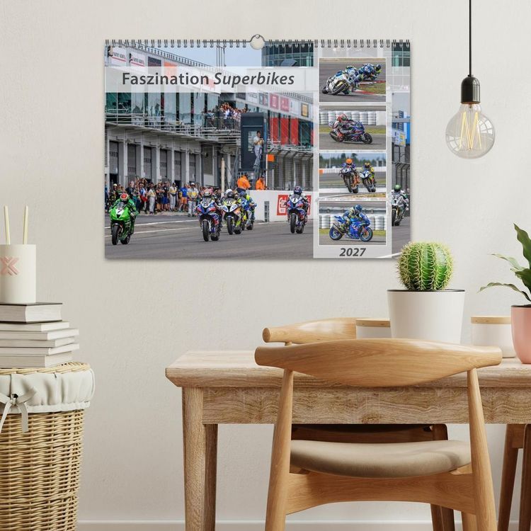Produktbild: Faszination Superbikes (Wandkalender 2027 DIN A3 quer), CALVENDO Monatskalender