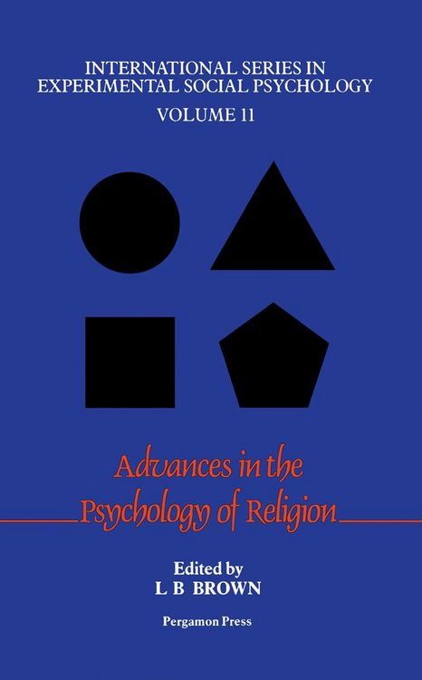 Produktbild: Advances in the Psychology of Religion