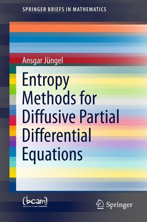 Produktbild: Entropy Methods for Diffusive Partial Differential Equations