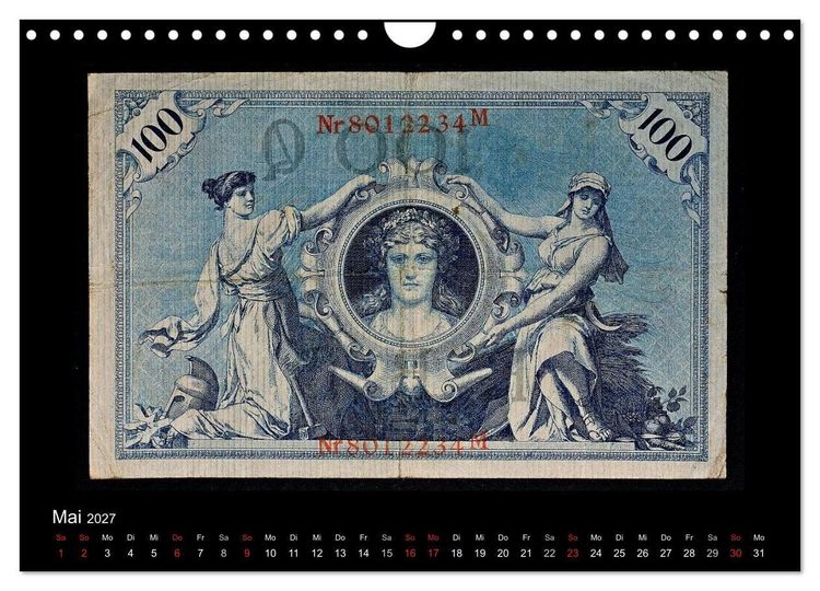 Produktbild: Vergangene Werte (Wandkalender 2027 DIN A4 quer), CALVENDO Monatskalender
