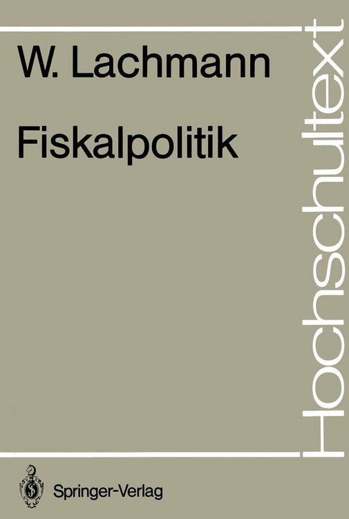 Produktbild: Fiskalpolitik