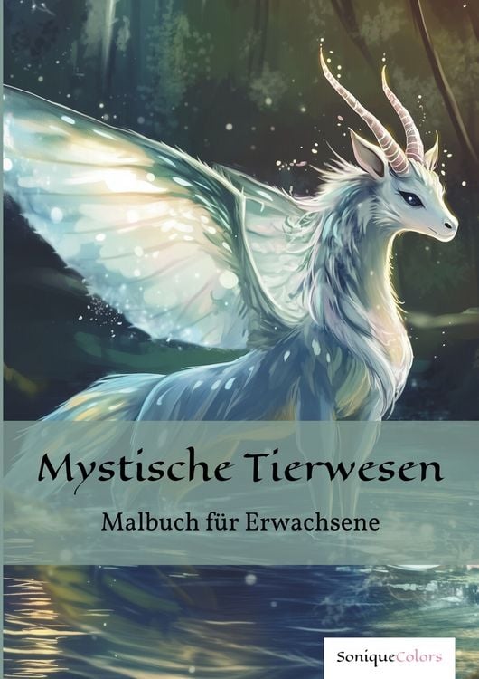 Produktbild: Mystische Tierwesen &ndash; Malbuch f&uuml;r Erwachsene