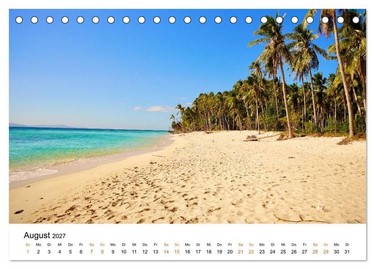 Produktbild: S&uuml;dostasien - Thailand, Philippinen, Bali (Tischkalender 2027 DIN A5 quer), CALVENDO Monatskalender
