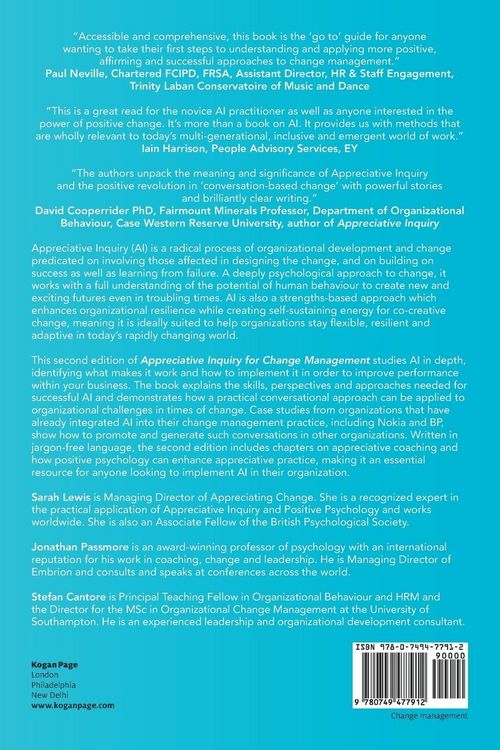 Produktbild: Appreciative Inquiry for Change Management