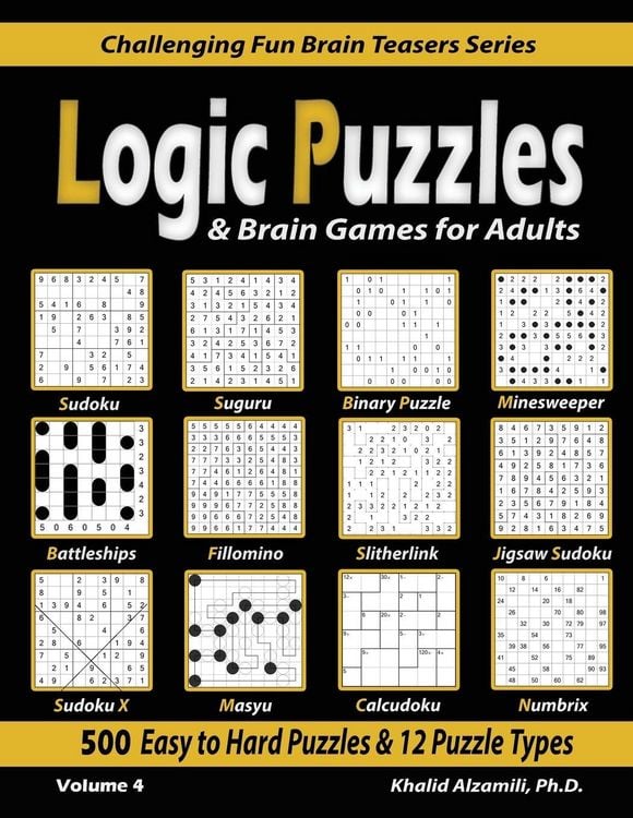 Produktbild: Logic Puzzles & Brain Games for Adults