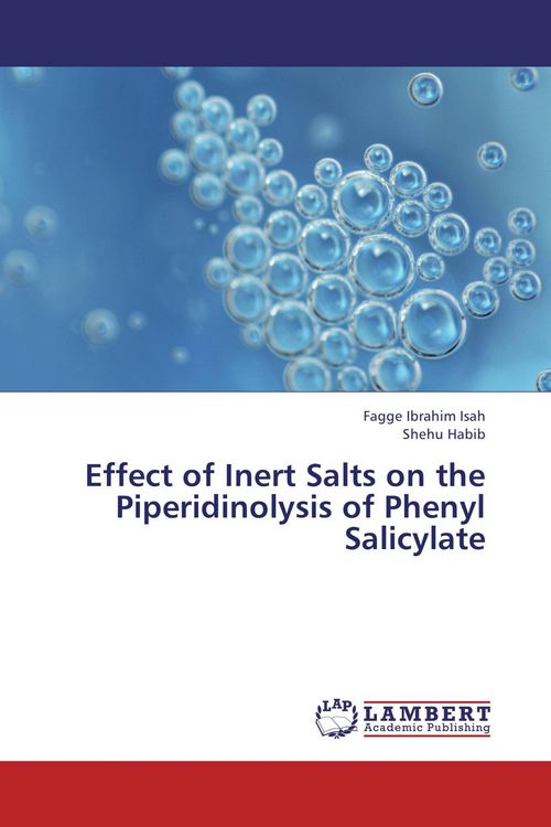 Produktbild: Effect of Inert Salts on the Piperidinolysis of Phenyl Salicylate