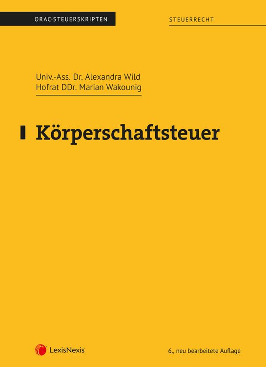 Produktbild: K&ouml;rperschaftsteuer (Skriptum)