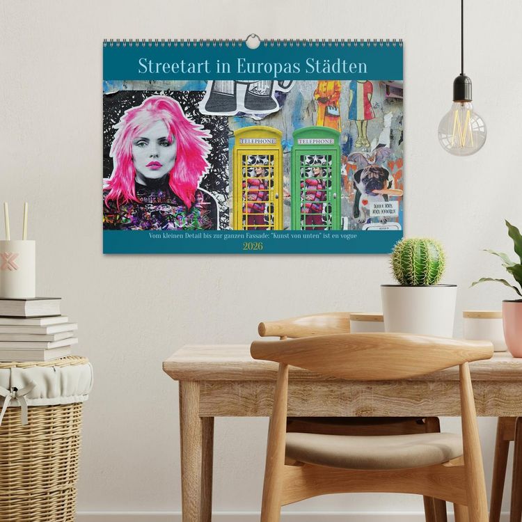 Produktbild: Streetart in Europas St&auml;dten (Wandkalender 2026 DIN A3 quer), CALVENDO Monatskalender
