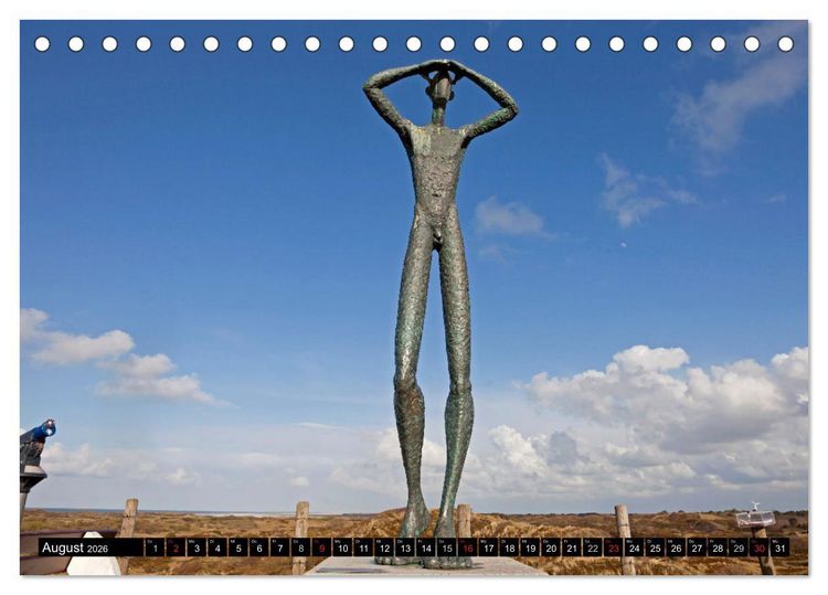 Produktbild: Insel Spiekeroog (Tischkalender 2026 DIN A5 quer), CALVENDO Monatskalender