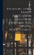Produktbild: Eisenberg-Jones Family Association Reunion Programs 1926, 1929-1931, Pennsylvania.