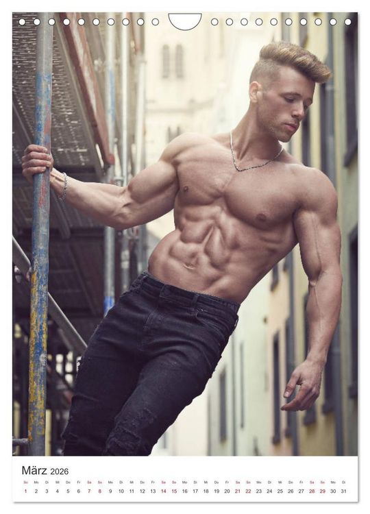 Produktbild: Men's Physique (Wandkalender 2026 DIN A4 hoch), CALVENDO Monatskalender