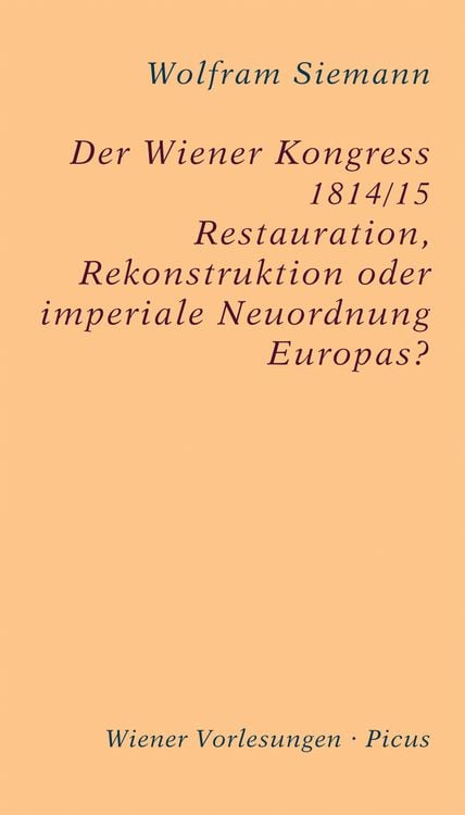 Produktbild: Der Wiener Kongress 1814/15