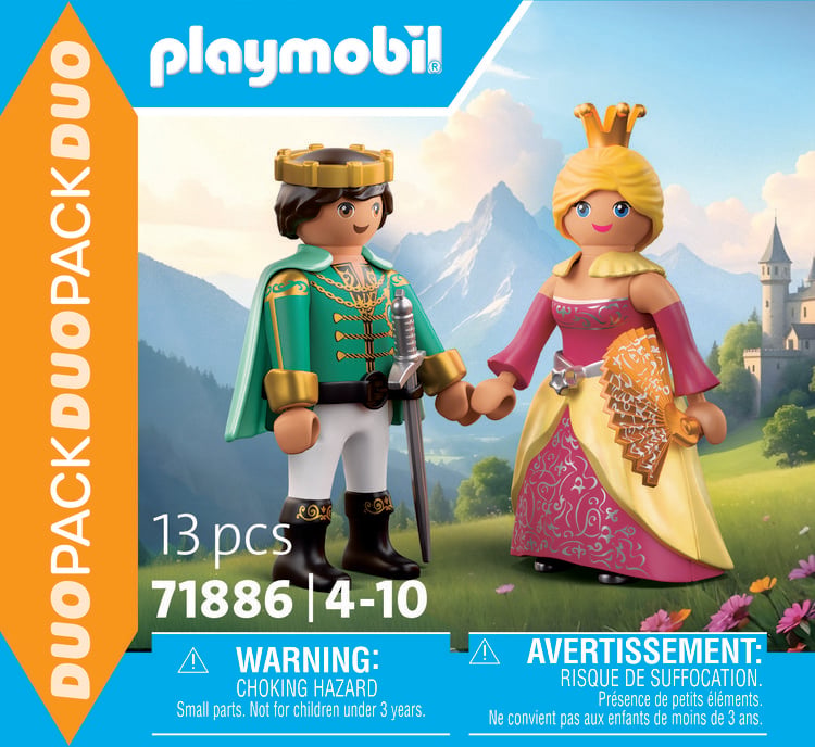 Produktbild: PLAYMOBIL 71886 DuoPack Prinz und Prinzessin