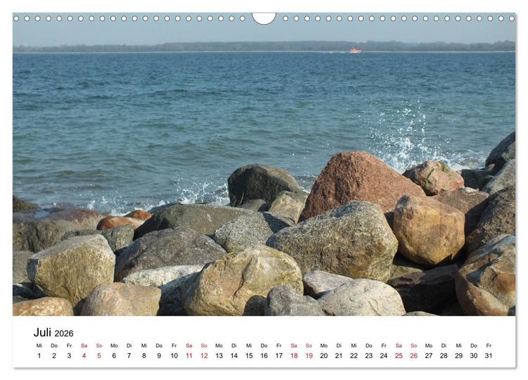 Produktbild: L&uuml;becker Bucht (Wandkalender 2026 DIN A3 quer), CALVENDO Monatskalender