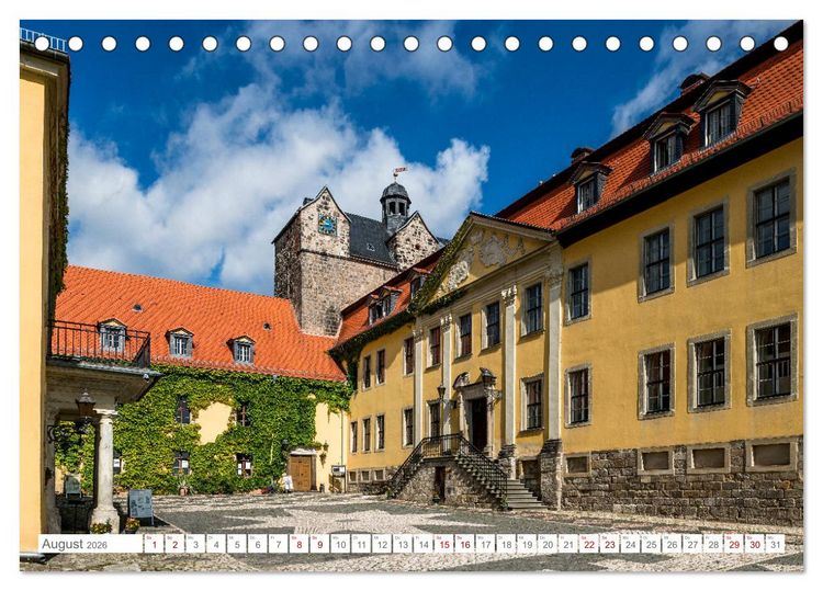 Produktbild: Romanik in Sachsen-Anhalt (Tischkalender 2026 DIN A5 quer), CALVENDO Monatskalender