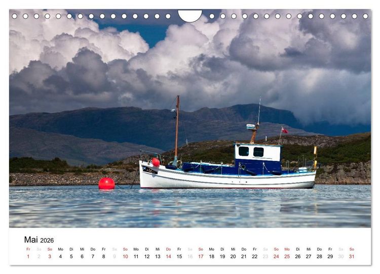 Produktbild: Schottland 2026 - Wildes Land im Norden (Wandkalender 2026 DIN A4 quer), CALVENDO Monatskalender
